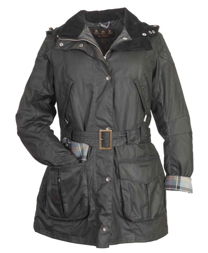 Barbour Rebel Donna Giacca Di Cerat Nero