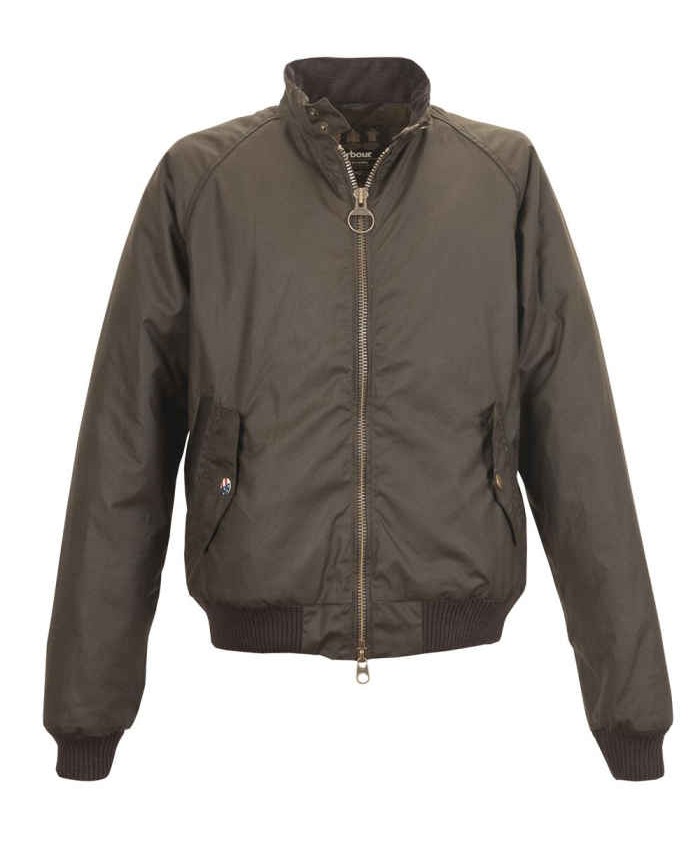 Barbour Merchant Uomo Giacca Di Cerat Marrone Scuro