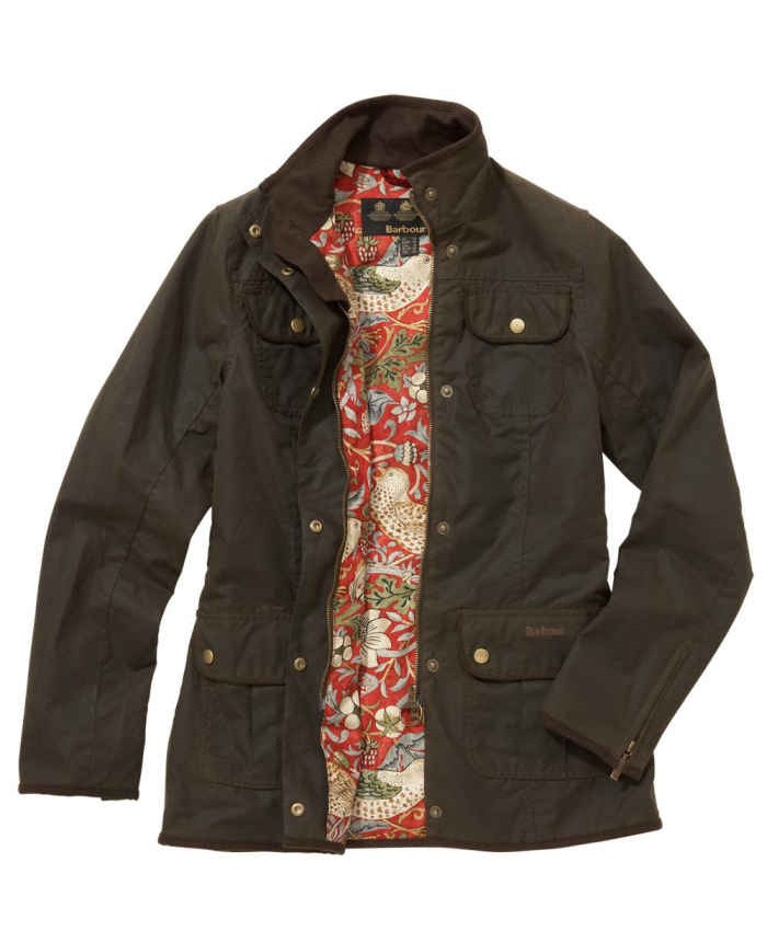 Barbour Morris Utility Donna Giacca Di Cerat Cioccolato