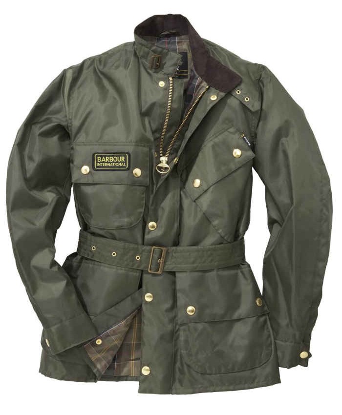 Barbour International A7 Nylon Uomo Verde