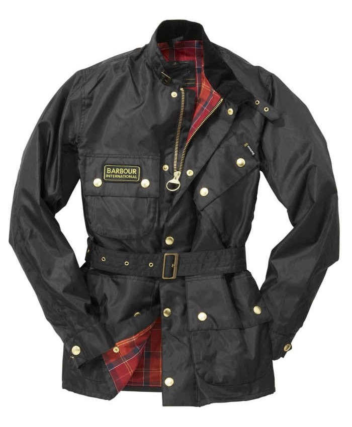 Barbour International A7 Nylon Uomo Nero