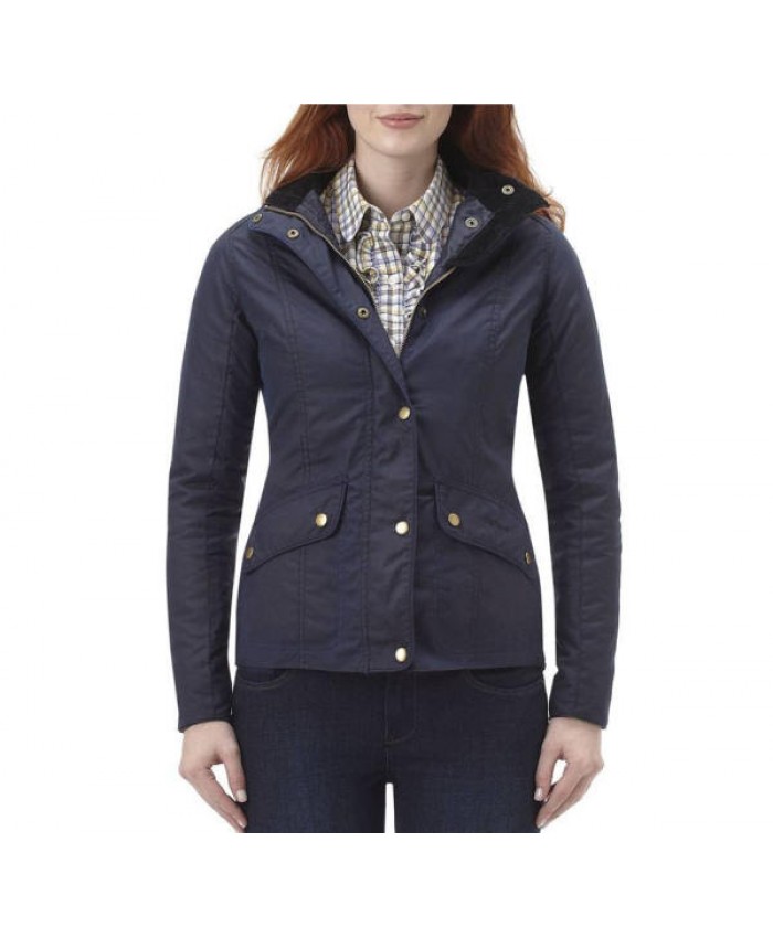 Barbour Ferndown Donna Giacca Di Cerat Marino