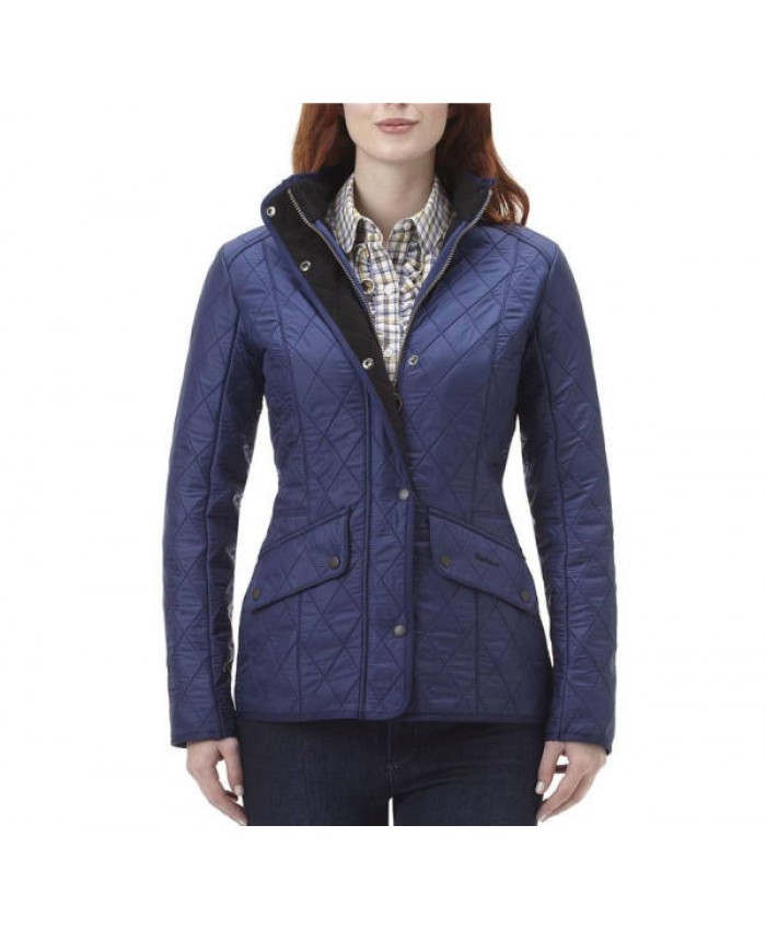 Barbour Cavalry Trapunta Polare Donna Blu