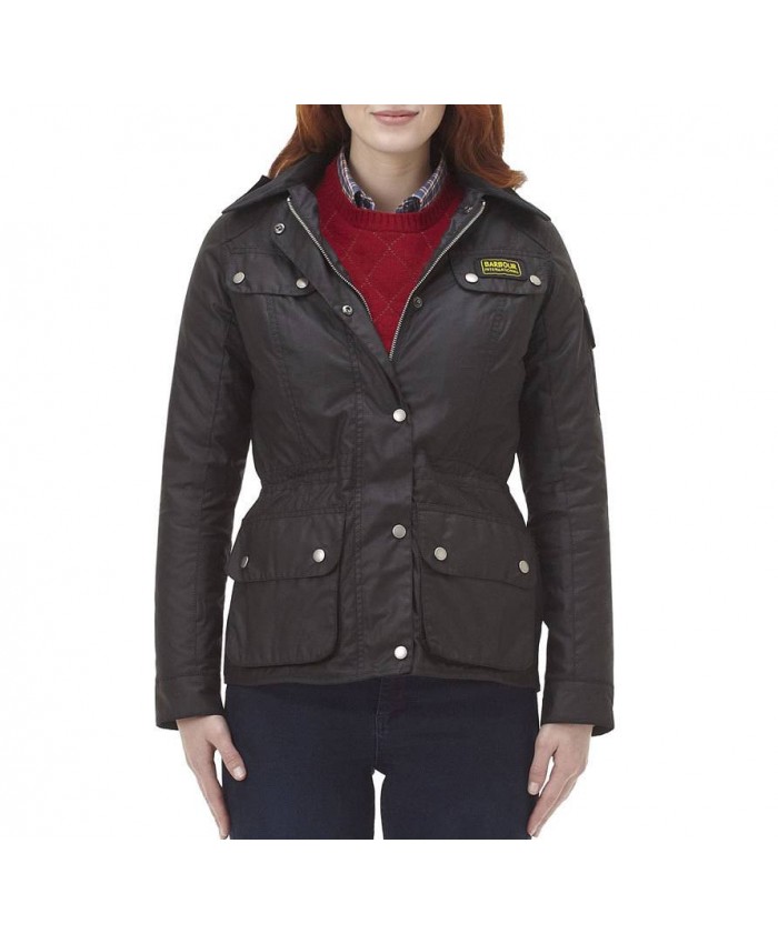 Barbour Stockland Donna Giacca Di Cerat Nero