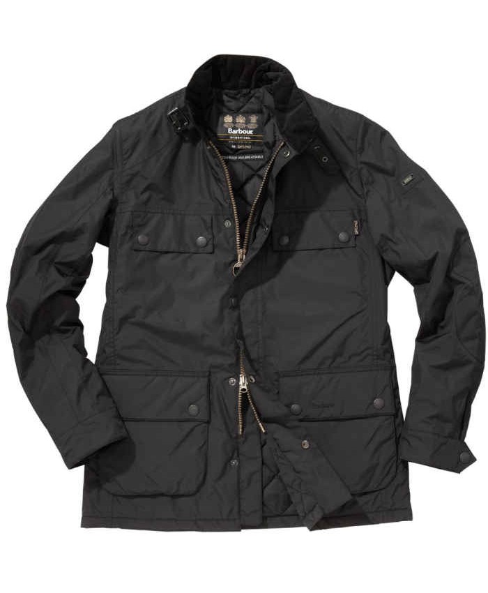 Barbour Ratcliffe Uomo Impermeabile Nero