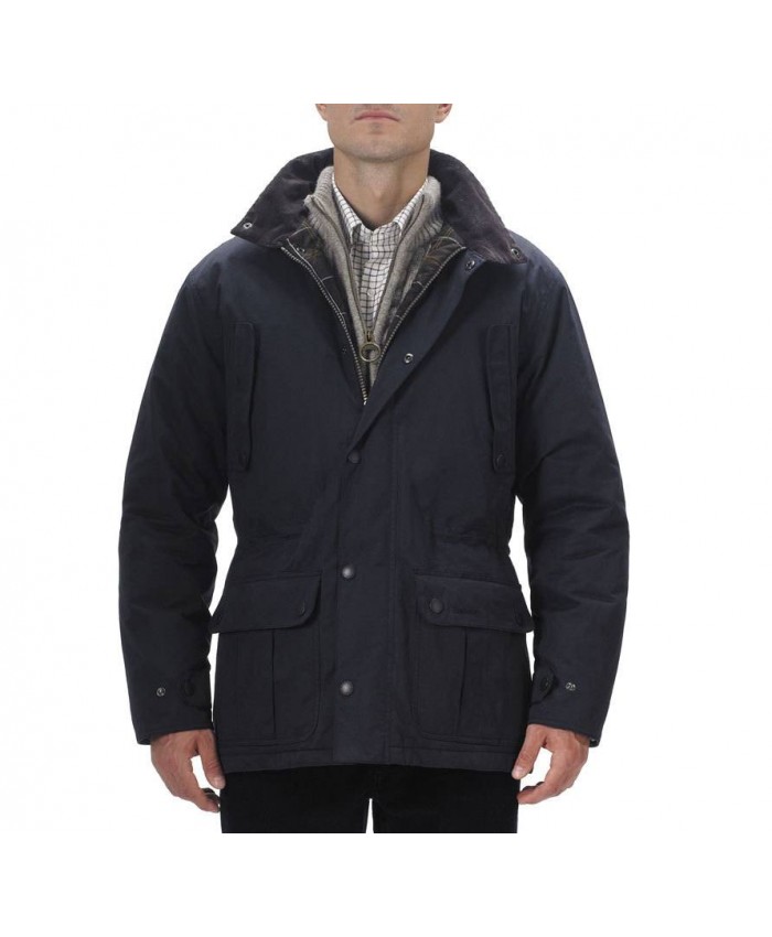 Barbour Wetland Uomo Impermeabile Marino