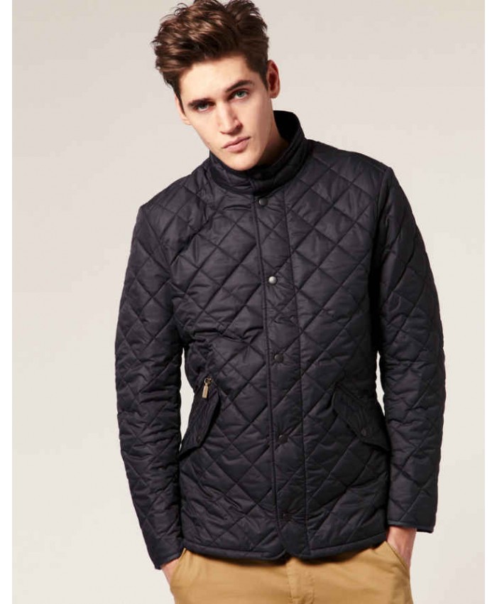 Barbour Chelsea Sportsquilt Uomo Giacca Imbottitat Marino