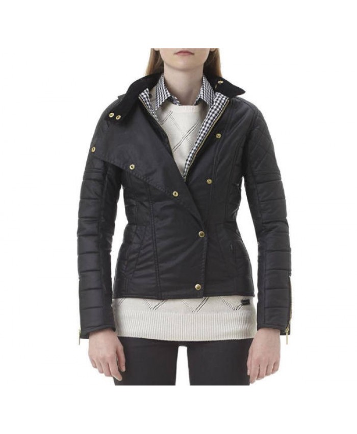 Barbour Axle Donna Giacca Di Cerat Nero