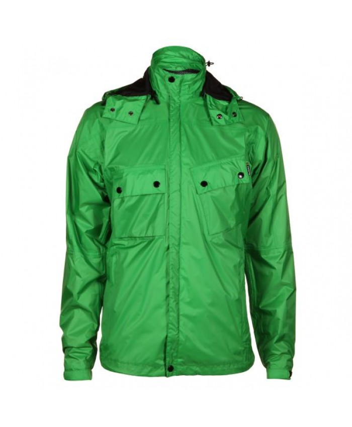 Barbour Short International Uomo Impermeabile Verde