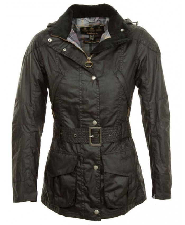 Barbour Flyweight Rebel Donna Giacca Di Cerat Nero