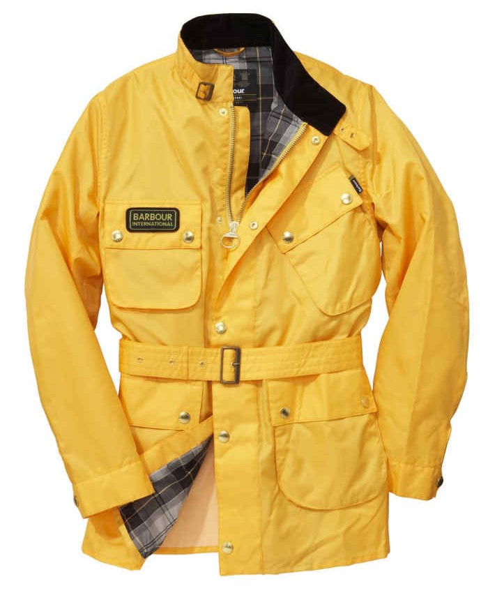 Barbour International A7 Brass Uomo Giallo