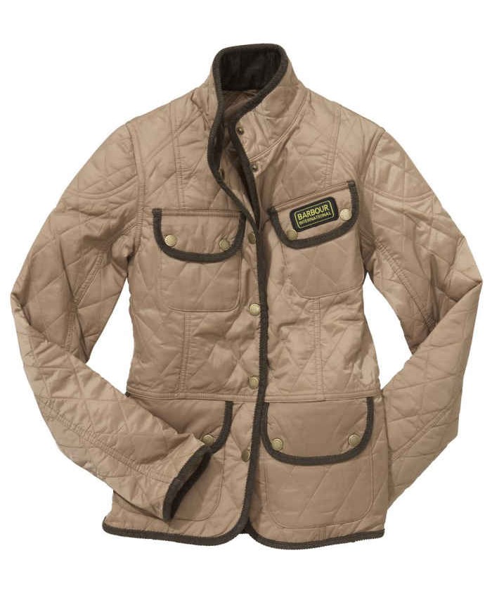 Barbour Vintage International Donna Giacca Imbottitat Cachi