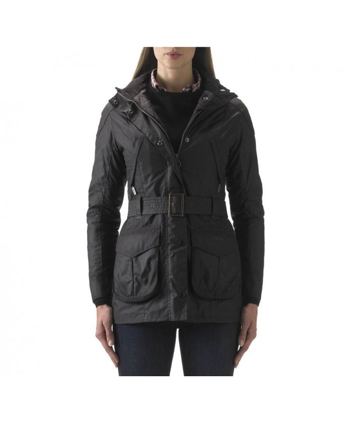 Barbour Vintage International Donna Giacca Di Cerat Nero