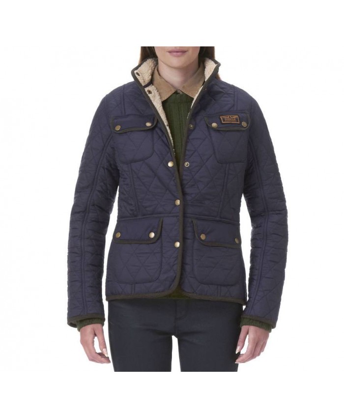 Barbour Dunnan Donna Giacca Imbottitat Marino