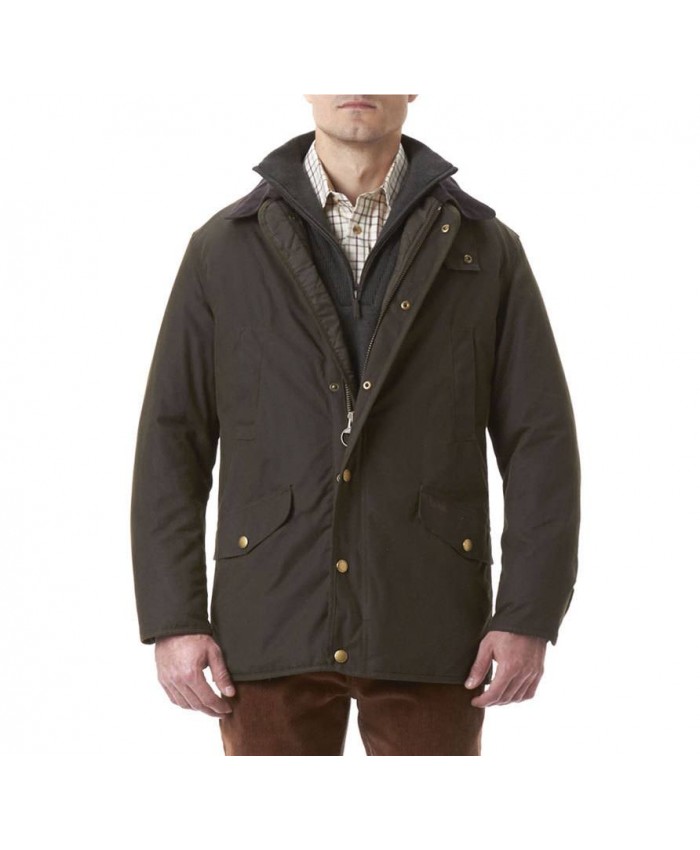 Barbour Martindale Uomo Giacca Di Cerat Cioccolato