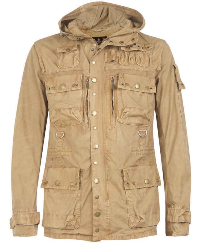 Barbour Vintage Cotton Hunting Uomo Giallo