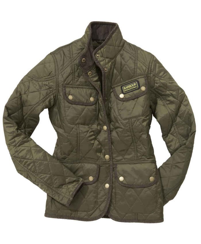 Barbour Vintage International Donna Giacca Imbottitat Oliva