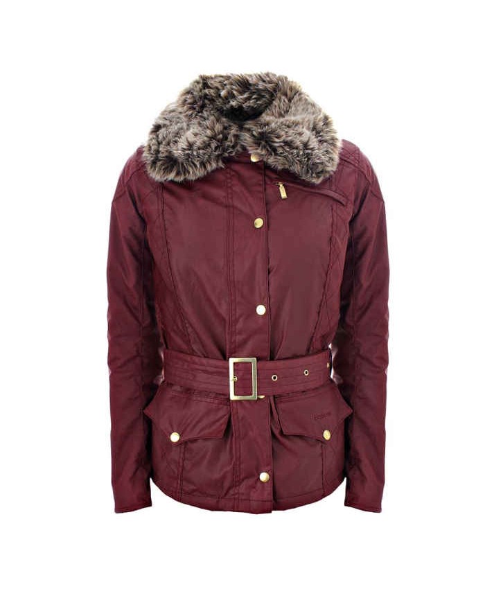 Barbour Ryder Fur Ruby Donna Rosso