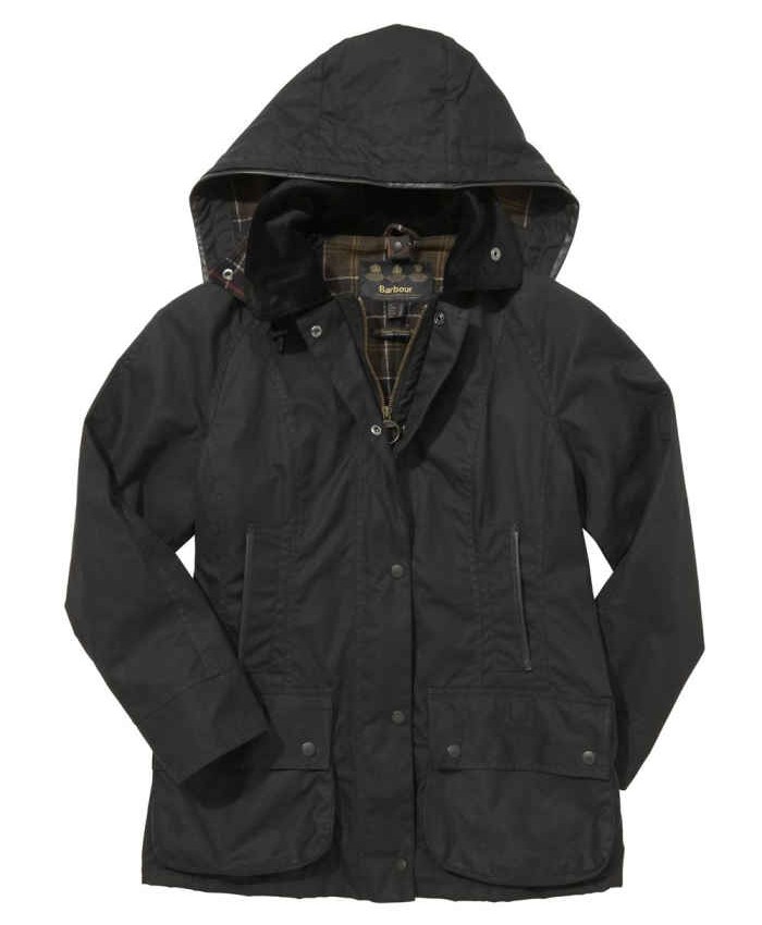 Barbour Beaufront Donna Giacca Di Cerat Nero