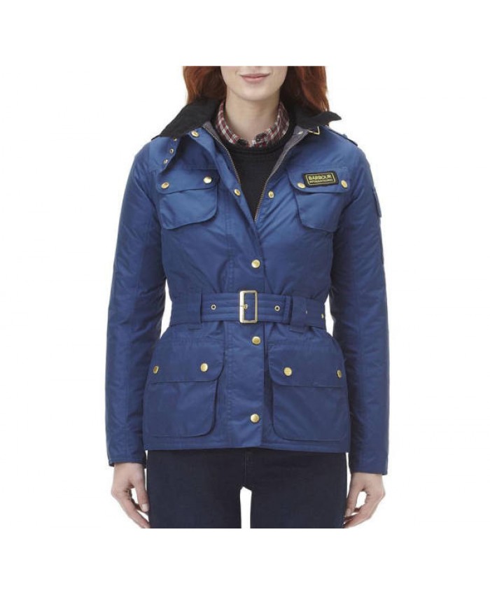 Barbour Outlaw Donna Impermeabile Blu