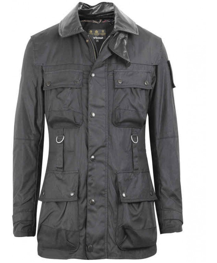 Barbour To Ki To Field Uomo Giacca Di Cerat Grigio