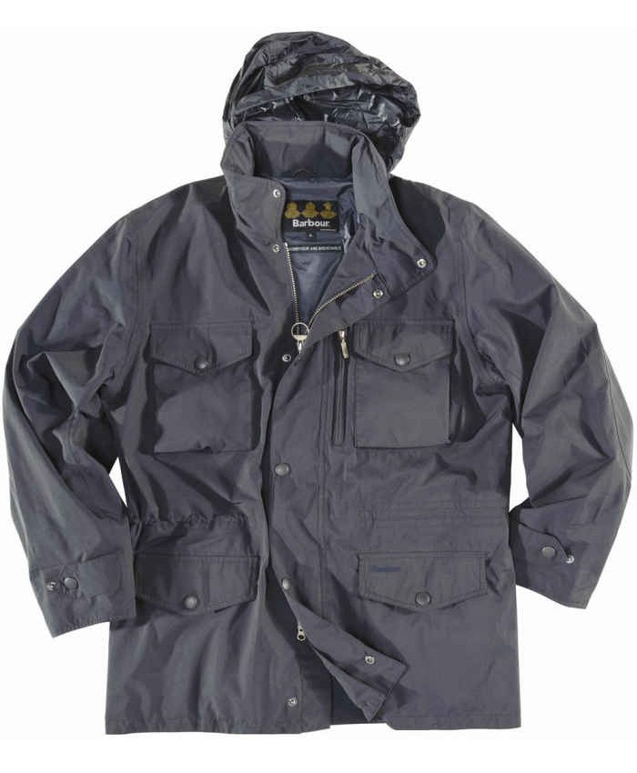 Barbour Sapper Uomo Impermeabile Marino