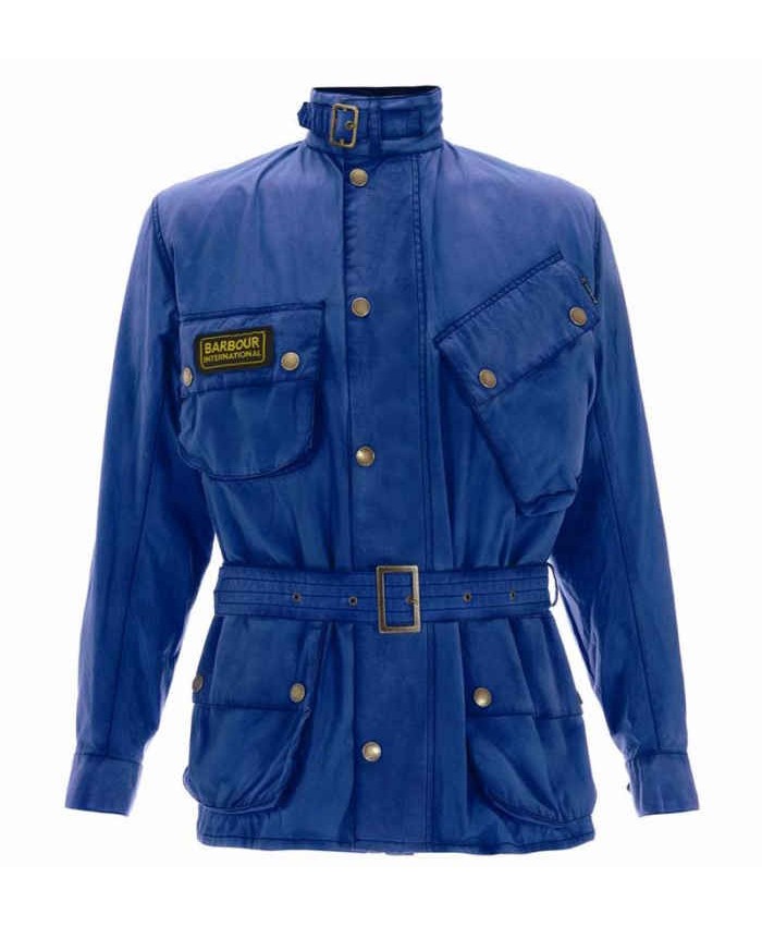 Barbour Washington Uomo Giacca Di Cerat Blu