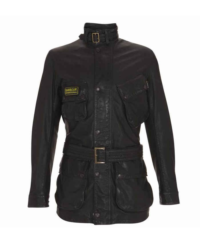 Barbour Rosamund Leather Uomo Nero