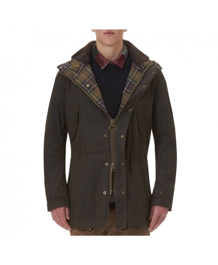 Barbour Mills Uomo Giacca Di Cerat Cioccolato