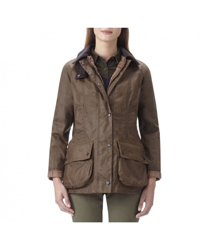 Barbour Beadnell Donna Giacca Di Cerat Caffè