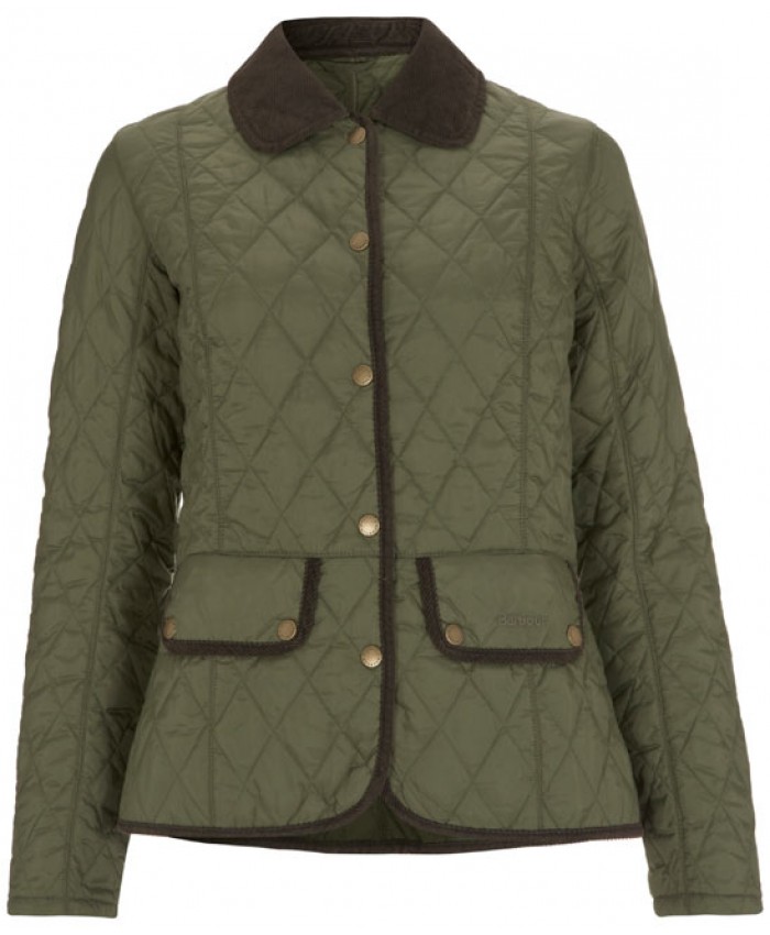 Barbour Vintage Donna Giacca Imbottitat Verde