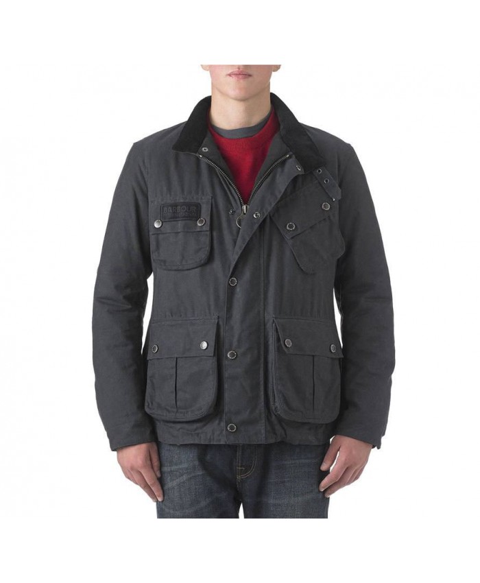 Barbour Fog Uomo Giacca Di Cerat Nero