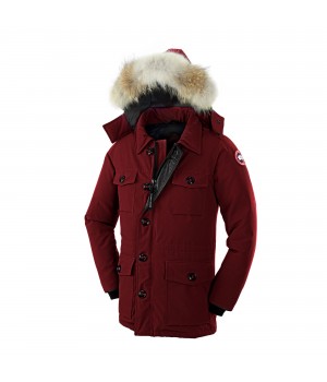 Canada Goose Banff Parka Buio Rosso Uomo