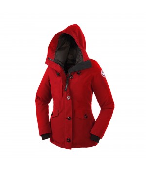 Canada Goose Rideau Parka Rosso Donne