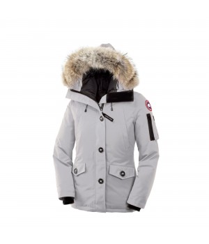 Canada Goose Montebello Parka Argento Bianco Donne