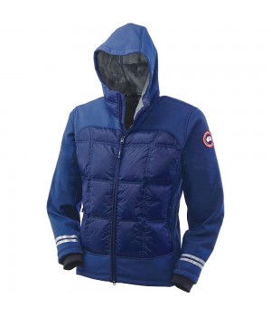 Canada Goose Hybridge Hoody Pacific Blu Uomo