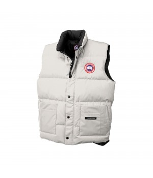 Canada Goose Freestyle Gilet Argento Bianco Uomo