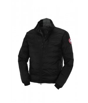 Canada Goose Uomo Lodge Down Giacche Lightweight 5056M Nero/Graphite