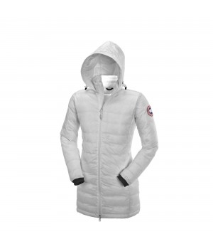 Canada Goose Camp Hooded Giacche Argento Bianco Donne