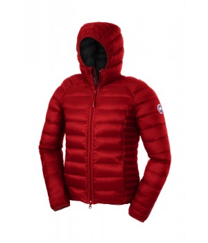 Canada Goose Donne Brookvale Hoody Lightweight 5501L Rosso/Nero