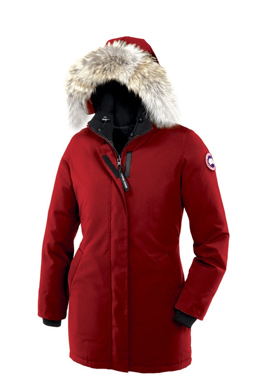 Canada Goose Donne Rosso Victoria Parka