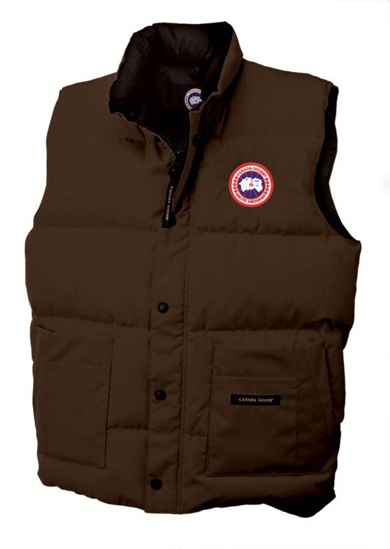 Canada Goose Freestyle Gilet Caffè Uomo