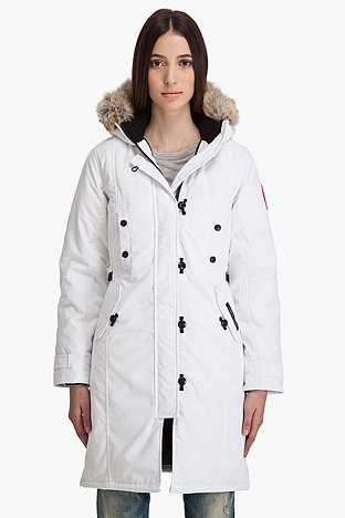 Canada Goose Bianco Donne Kensington Parka