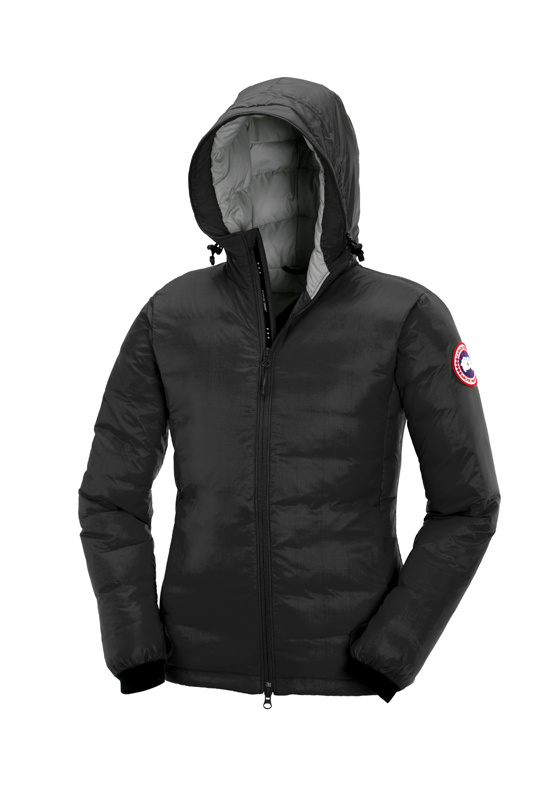 Canada Goose Lodge Down Hoody Nero Donne