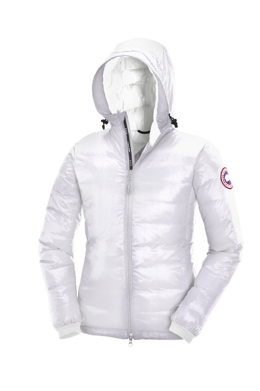 Canada Goose Lodge Down Hoody Bianco Donne