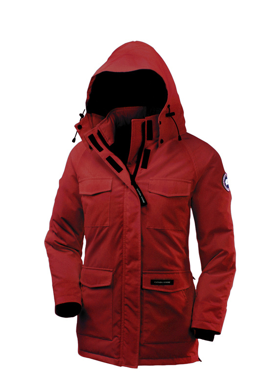 Canada Goose Constable Parka Rosso Donne