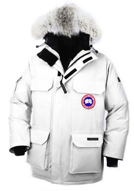 Canada Goose Uomo Bianco Expedition Parka