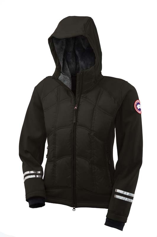 Canada Goose Donne Nero Hybridge Hoody Giacche