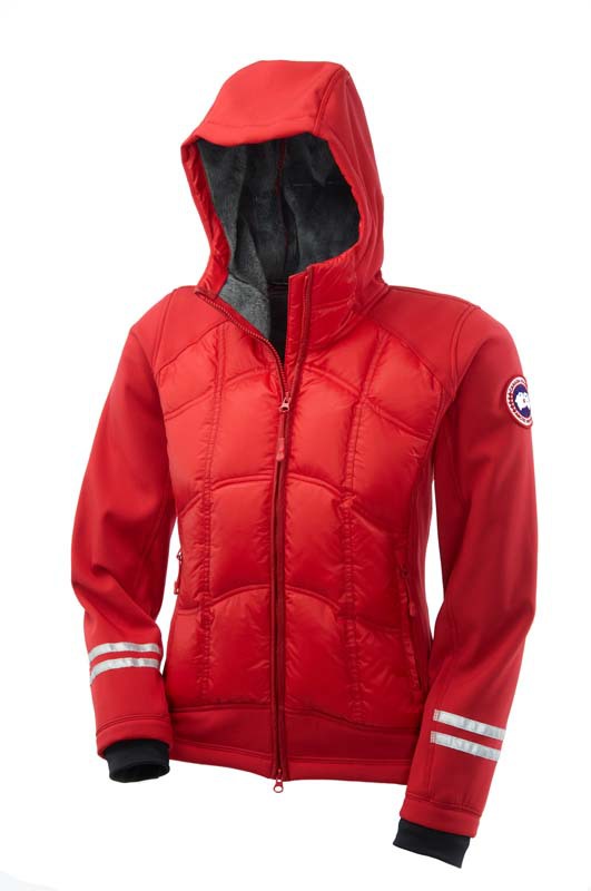 Canada Goose Donne Rosso Hybridge Hoody Giacche