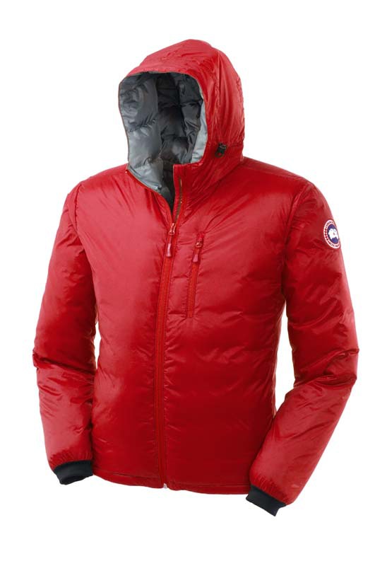 Canada Goose Uomo Lodge Down Hoody Rosso
